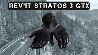 REV’IT Stratos 3 GTX gloves review. Τα καλύτερα 100% αδιάβροχα γάντια για το Χειμώνα της Ελλάδας.