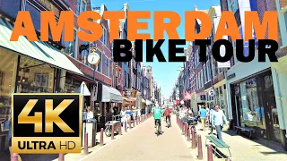 AMSTERDAM 🇳🇱 Bike protour 4K 60fps 🇳🇱 The Netherlands 🇳🇱 Holland 4K UHD