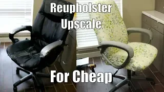 How To Reupholster An Old Office Chair