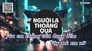 KARAOKE | Người Lạ Thoáng Qua Remix - Đinh Tùng Huy | BEAT CHUẨN