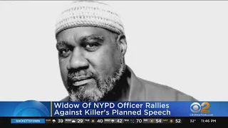 Widow of slain NYPD cop speaks out against planned speech by paroled killer