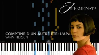 Comptine D'un Autre Été: L'après-midi by Yann Tiersen | Piano Tutorial | INTERMEDIATE (arr.)