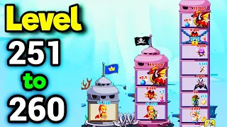 Hero Tower War's Level 251 to Level 260 Solution Gameplay Walkthrough