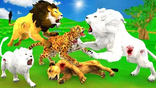 दो भाई सफेद शेर माँ और क्रूर चीता Do Bhai White Lion Ki Maa Aur Cheetah Hindi Kahaniya