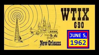 KENNEDY-ERA NEWS CAPSULE: 6/5/62 (WTIX-RADIO; NEW ORLEANS, LOUISIANA)