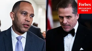 JUST IN: Hakeem Jeffries Asked Point Blank If He Think Hunter Biden's Conduct Is Defensible