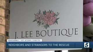 Neighbors, strangers to the rescue after Franklin store was vandalized before its grand opening