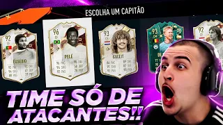 O DRAFT MAIS SURREAL DO BANQUETA COM PELÉ 96, GULLIT PRIME, EUSÉBIO E CRUYFF DA COPA!!