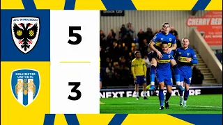 AFC Wimbledon 5-3 Colchester United 📺 | Dons win eight-goal thriller in style | Highlights 🟡🔵