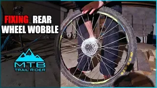 Fixing & Troubleshooting MTB Rear Wheel Wobble on GT Aggressor Pro //