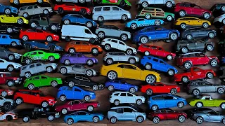 Box Full of Model Car Jaguar, Nissan, Audi, BMW, Renault, Toyota, Lexus, Skoda, Cadillac and More