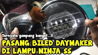 Pasang Biled Daymaker Di Lampu Ninja SS - Project Modif Tiger