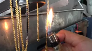 เทคนิคการตรวจสอบทองปลอม ด้วยวิธีการเผาโดยไฟแช็ค