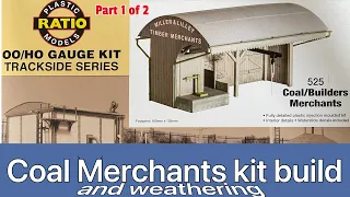 00 gauge Ratio coal merchants kit build and weathering