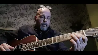 A bit of Wave (Jobim) melody with some drum and Bass background played on a fender parlour pm-2