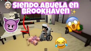 ✨🤣SIENDO ABUELITA EN BROOKHAVEN✨(termina mal)😳✨