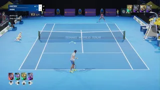 Master Class FOREHAND to the angle [Tennis World Tour 2 ONLINE]