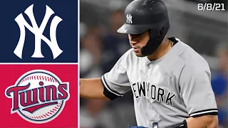 New York Yankees @ Minnesota Twins | Game Highlights | 6/8/21