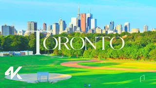 Toronto Downtown Scenic Relaxation 4K Drone Video 2022