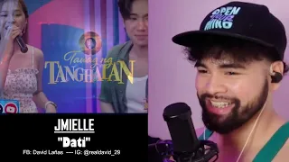 JMIELLE "Dati" live sa showtime online stream JM DELA CERNA & MARIELLE MONTELLANO - SINGER REACTION