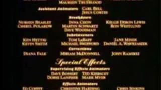 End credits ; Beauty and the Beast (english)