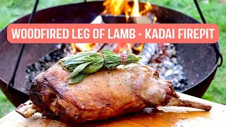 Cooking a Leg of Lamb on the Kadai Fire Pit