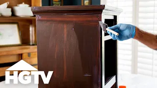 How to Use Gel Stain on Wood Furniture | HGTV