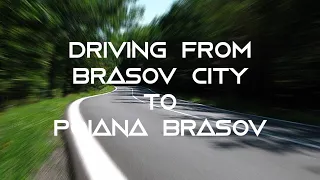 Driving from Brasov to Poiana Brasov DN1E November 7, 2020 | Video Driving Worldwide