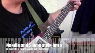 Lynyrd Skynyrd - Needle and the Spoon style riff: tab follows