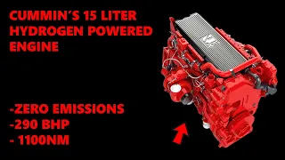Cummins changes there focus from diesel to a 15 liter Hydrogen Internal combustion engine