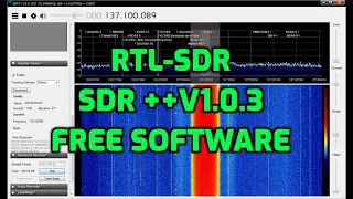 RTL-SDR- SDR ++1.0.03  FREE software