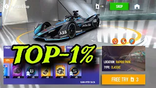 Asphalt 8, Formula E Cup Rapido Park Top-1%