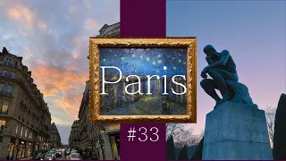 🇫🇷Paris #33 雪が降った1月のパリでの過ごし方振り返り☃️、ロダン美術館🌳、オルセー美術館🎨