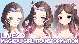 [Live2D] Magical Girl Transformation! | SHOWCASE - Ryenn Lovely