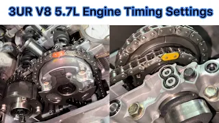 3UR Engine Timing Chain Marks Of Toyota Tundra And Land Cruiser