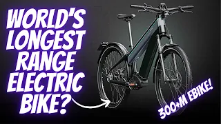 World's Longest Range Electric Bikes 2024: 300+ Range Ebike 2024!