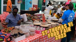 VIRGIN ISLANDS ST THOMAS CARNIVAL FOOD FAIR 2023.