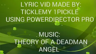 Theory of a Deadman - Angel (Lyric Video)