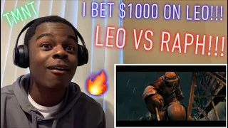 I Bet $1,000 on Leo!!! Leo vs Raph TMNT Full Fight Reaction!!!