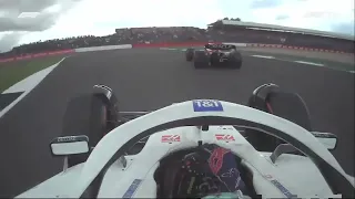 Verstappen defending against Schumacher [ONBOARD]