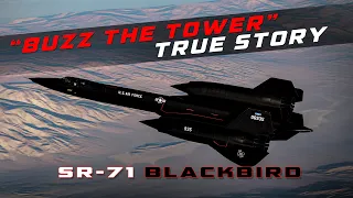 SR-71 Blackbird buzzes the tower of a commercial airport - TRUE STORY