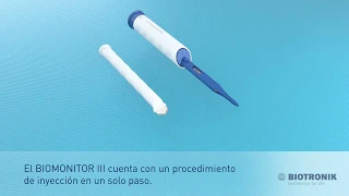 BIOMONITOR III Injection Animation ES