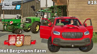 Selling Food Products, Feeding Pigs, Potato Storage & Sowing Canola│Hof Bergmann│FS 22│Timelapse#18