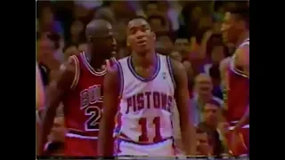 Michael Jordan shuts down Isiah Thomas - 1990 NBA ECF