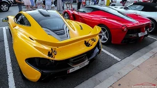 Ferrari LaFerrari, Mclaren P1 & Porsche 918 Spyder driving in Monaco & Cannes !