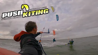 Kitesurfing fun on flat water, it doesnt get much better than a session like this! 😍