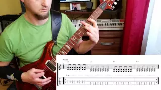 Blink 182 - All the small things, guitar lesson with tabs