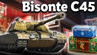 Bisonte C45 - ОБЗОР 🍕 Премиум танк из больших коробок World of Tanks новогоднее наступление 2021