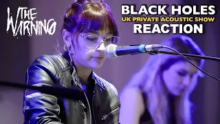 Brothers REACT to The Warning: Black Holes (UK Acoustic Private Show)