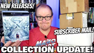 Bluray Collection UPDATE! - Superman 4K UNBOXING, Subscriber MAIL, And More!